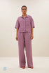 By-Bar cris linen blouse lavender